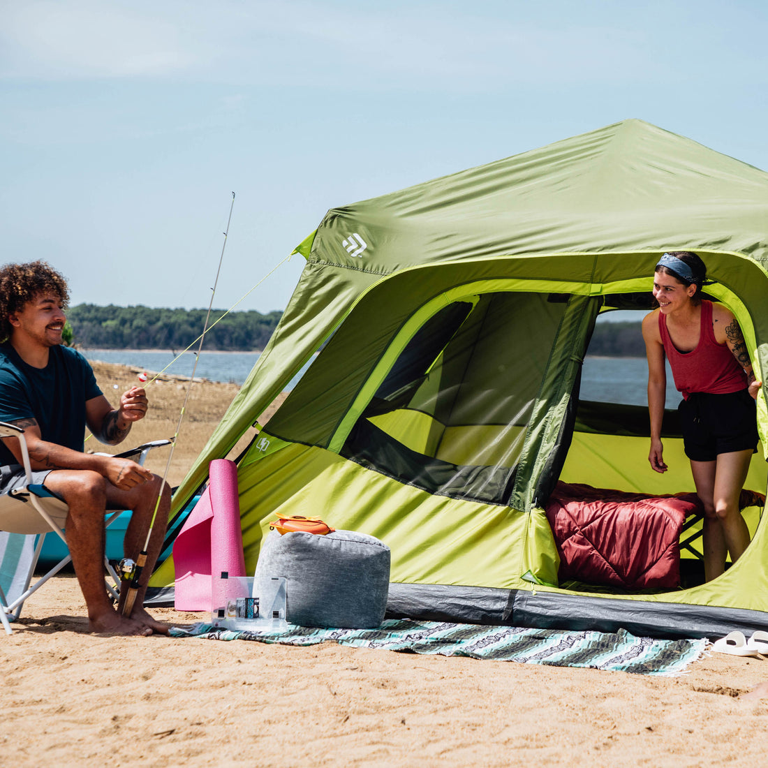 6 Person Instant Cabin Tent