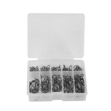 100pcs/ Box Barbed Fishing Hooks